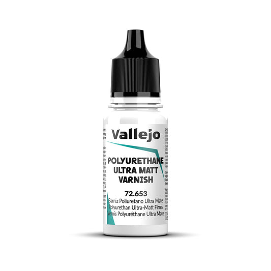 Vallejo Game Colour Polyurethane Ultra Matt Varnish 18ml Acrylic Paint