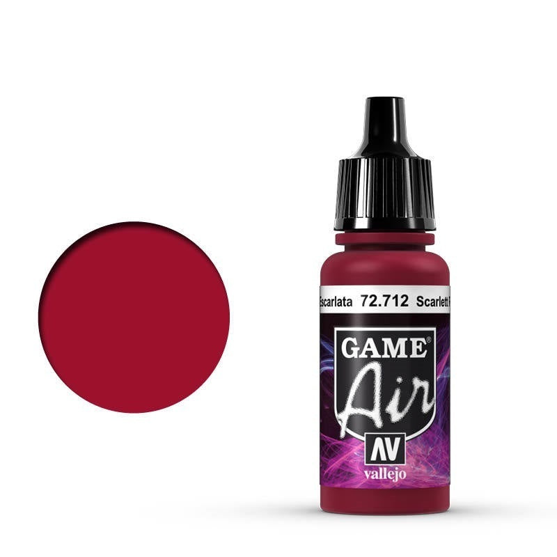 Vallejo Game Air Scarlett Red 17 ml Acrylic Airbrush Paint