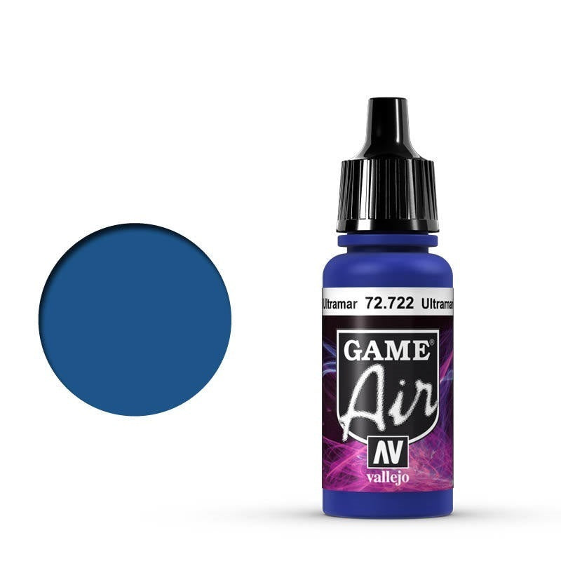 Vallejo Game Air Ultramarine Blue 17 ml Acrylic Airbrush Paint