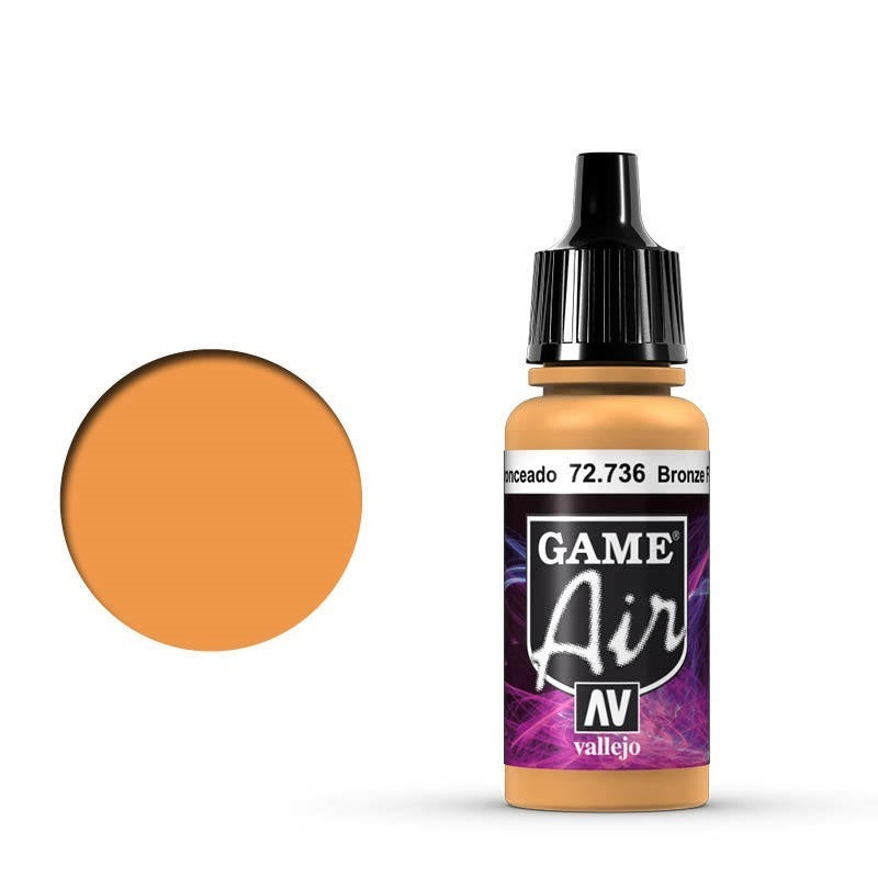 Vallejo Game Air Bronze Fleshtone 17 ml Acrylic Airbrush Paint