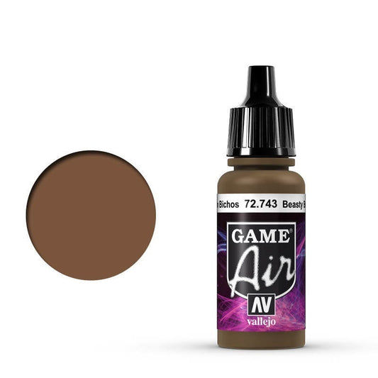 Vallejo Game Air Beasty Brown 17 ml Acrylic Airbrush Paint