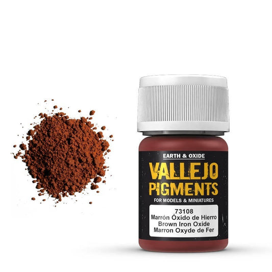 Vallejo Pigments Brown Iron Oxide 30 ml