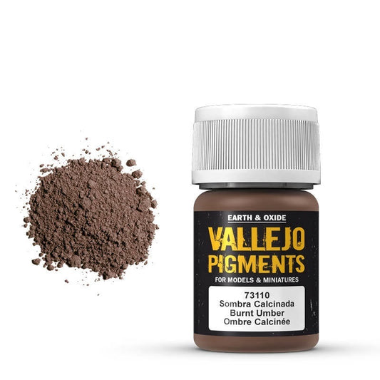 Vallejo Pigments Burnt Umber 30 ml