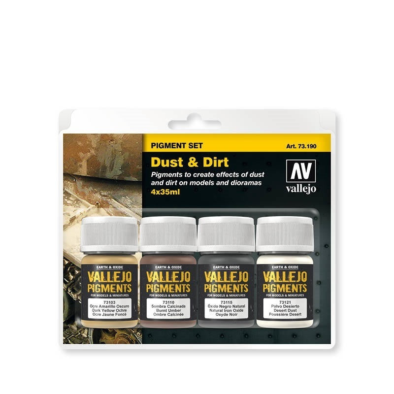 Vallejo Pigments Set Dust & Dirt 4 x 35ml