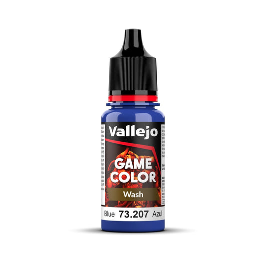 Vallejo Game Colour Wash Blue  18ml Acrylic Paint