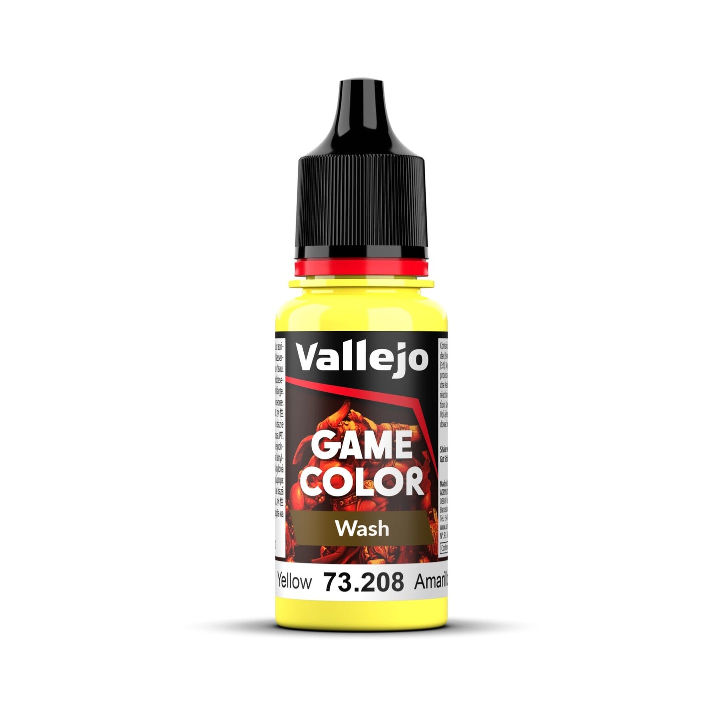 Vallejo Game Colour Wash Yellow  18ml Acrylic Paint