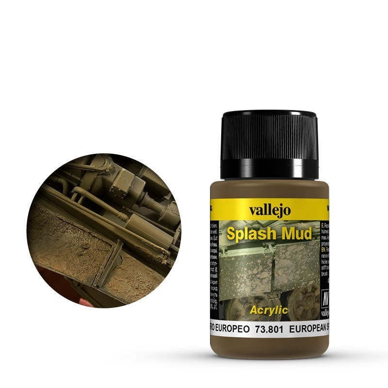 Vallejo Weathering Effects European Splash Mud 40 ml