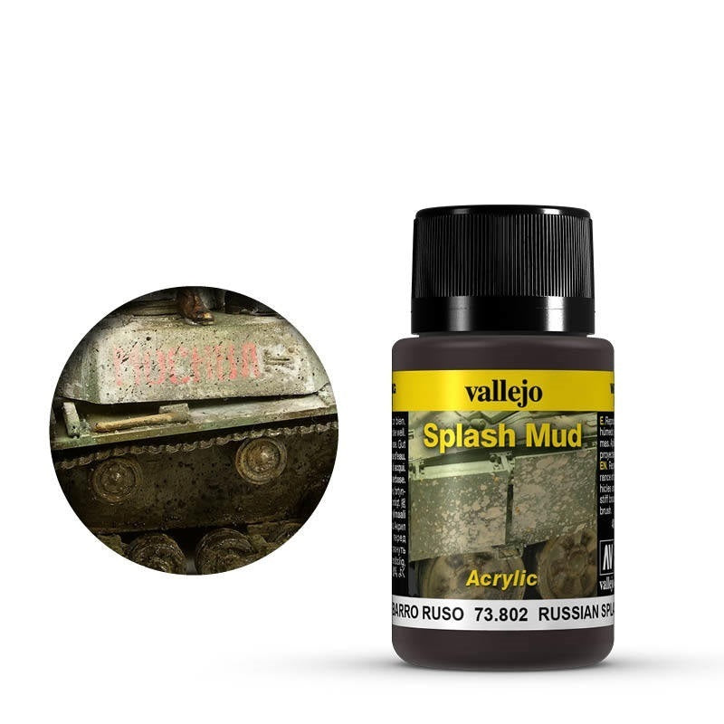 Vallejo Weathering Effects Russian Splash Mud 40 ml