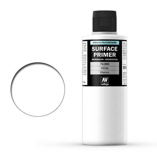 Vallejo Surface Primer Color White 200 ml