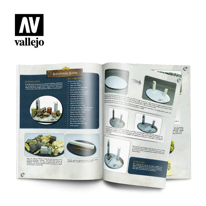 Vallejo Book: Painting War Bases (English)