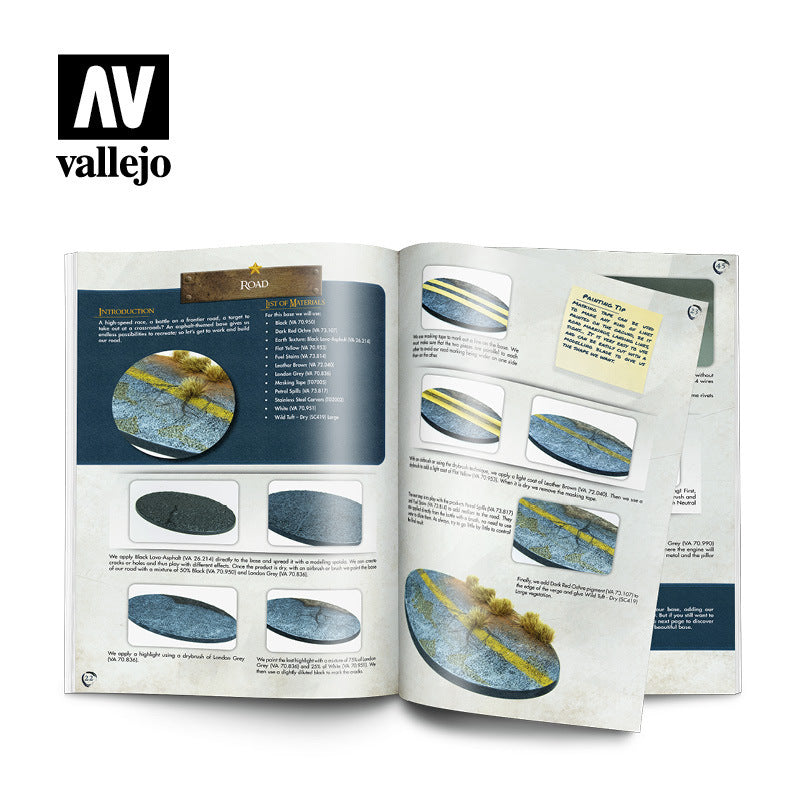 Vallejo Book: Painting War Bases (English)