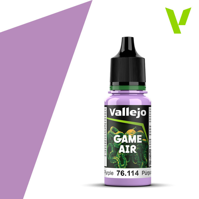 Vallejo Game Air Lustful Purple 18 ml Acrylic Paint - New Formulation