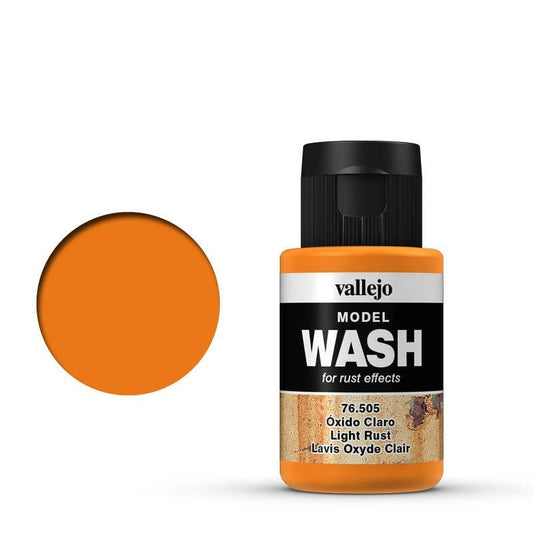 Vallejo Model Wash Light Rust 35 ml Acrylic Paint