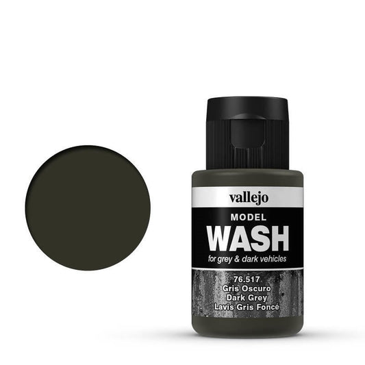 Vallejo Model Wash Dark Grey 35 ml Acrylic Paint