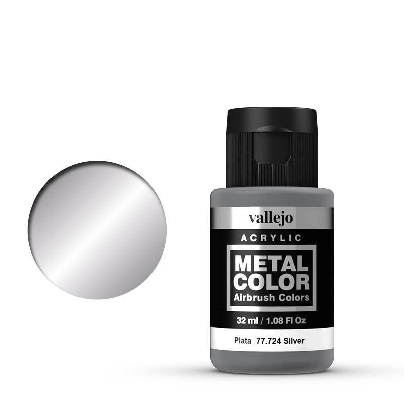 Vallejo Metal Color Silver 32ml Acrylic Paint