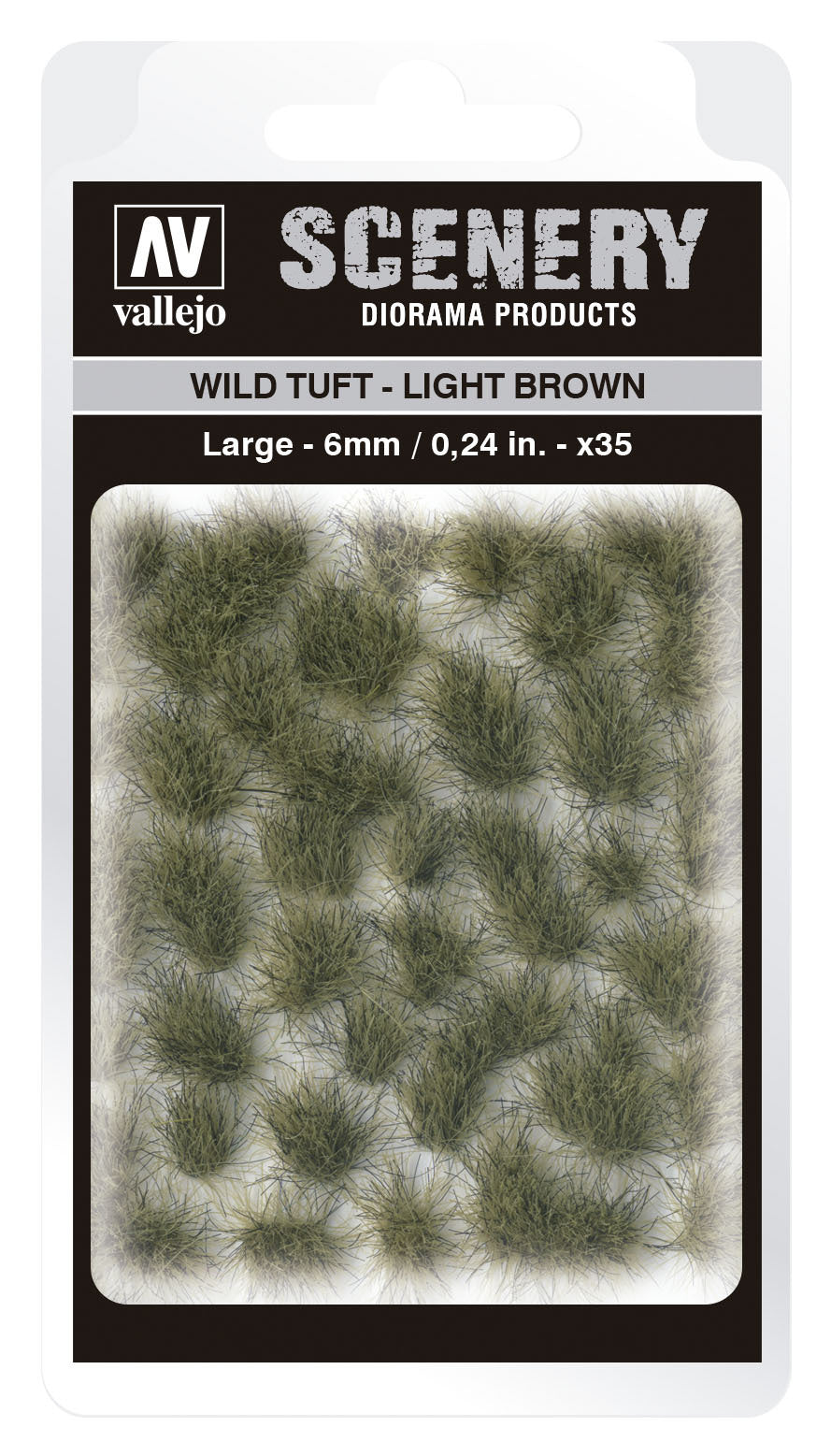 Vallejo 6mm Wild Tuft - Light Brown Diorama Accessory