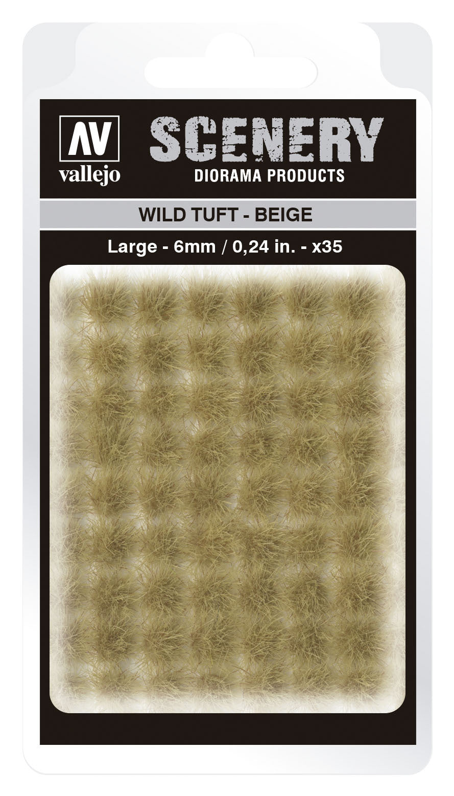 Vallejo 6mm Wild Tuft - Beige Diorama Accessory