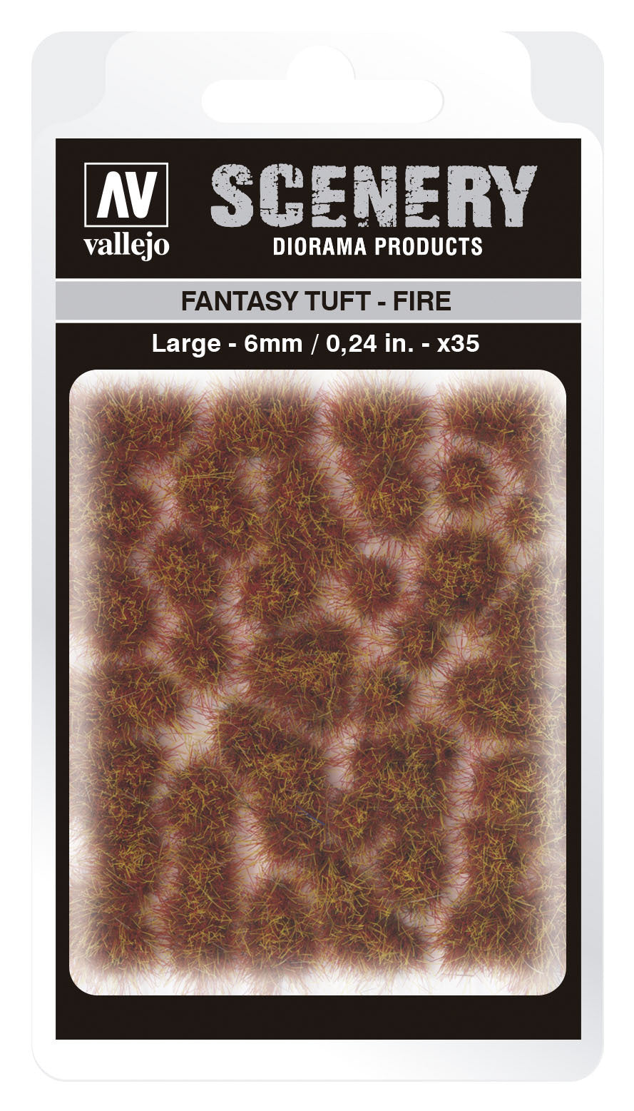 Vallejo 6mm Fantasy Tuft - Fire Diorama Accessory