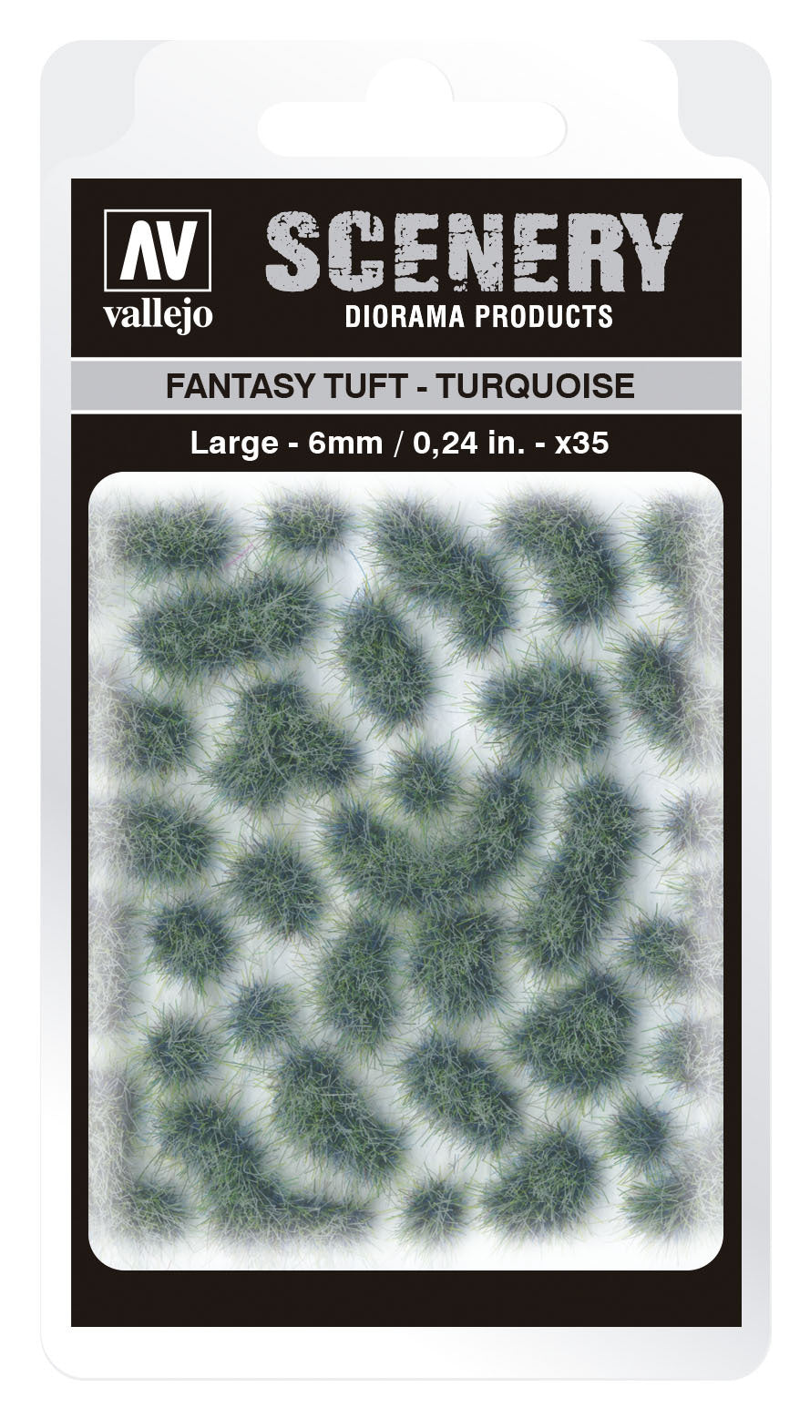 Vallejo 6mm Fantasy Tuft - Turquoise Diorama Accessory