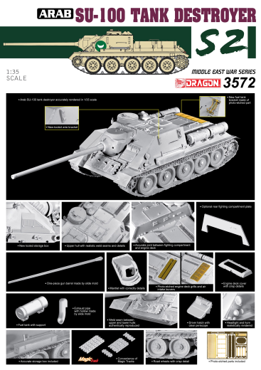 Dragon 1/35 Egyptian Army SU-100 Tank Destroyer