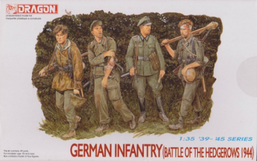 Dragon 1/35 GERMAN INFANTRY (BATTLE OF THE HEDGEROWS 1944)