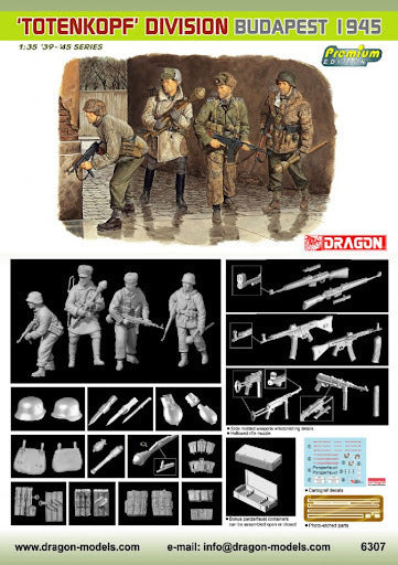 Dragon 1/35 "TOTENKOPF" Division (Budapest 1945) Plastic Model Kit