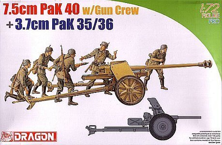 Dragon 1/35 3.7cm Pak 35/36 w/Crew Plastic Model Kit