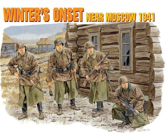 Dragon 1/35 Winter's Onset (Near Moscow 1941) Plastic Model Kit