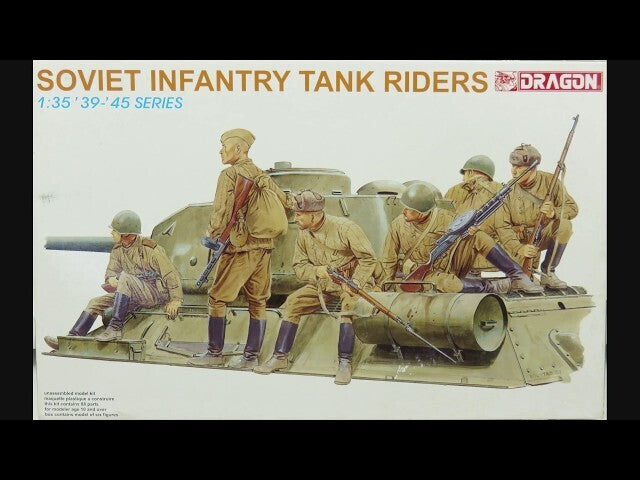 Dragon 1/35 Soviet Infantry Tank Riders Plastic Model Kit