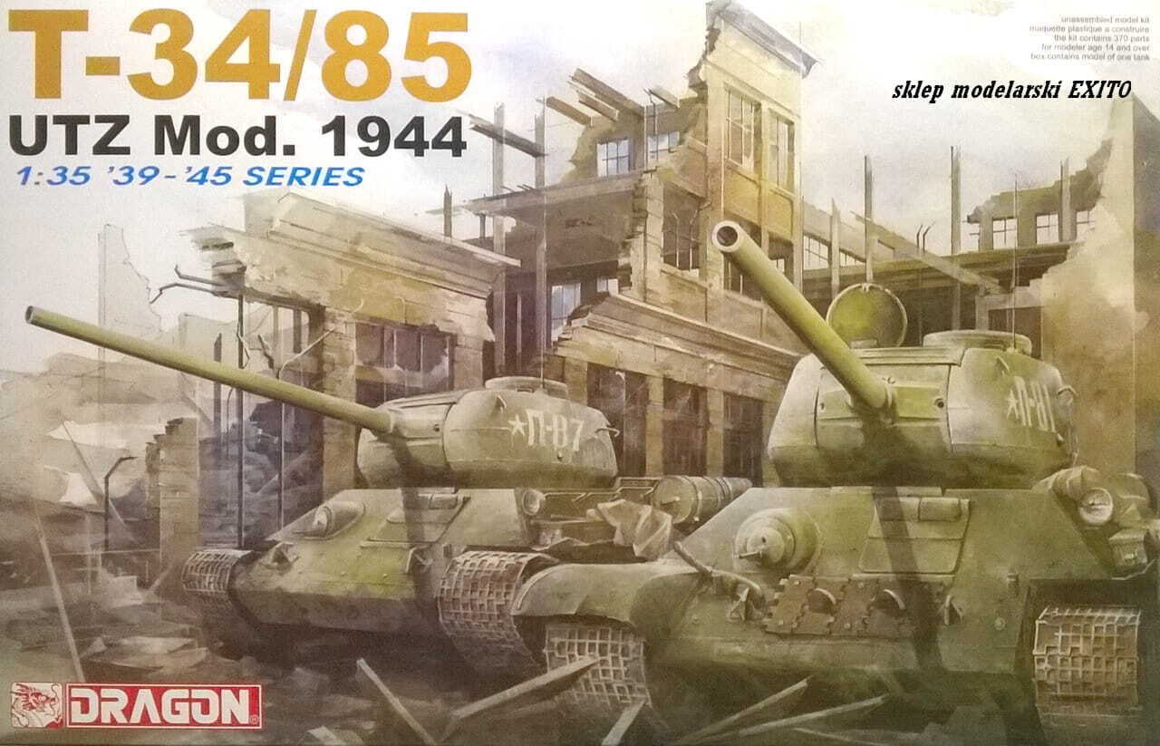 Dragon 1/35 T-35/85 UTZ Mod.1944 Plastic Model Kit