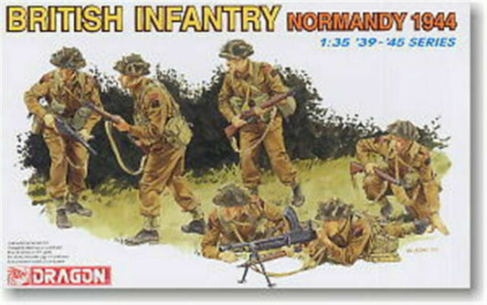 Dragon 1/35 British Infantry (Normandy 1944) Plastic Model Kit