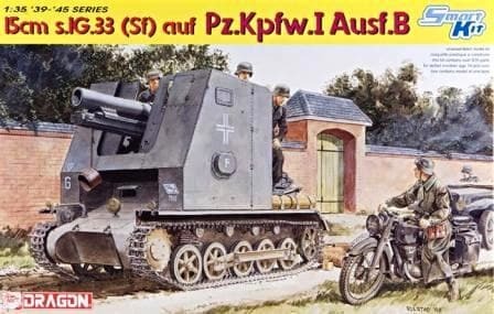 Dragon 1/35 15cm s.IG.33(Sf) auf Pz.Kpfw.I Ausf.B Plastic Model Kit