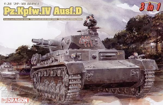 Dragon 1/35 Pz.Kpfw.IV Ausf.D Plastic Model Kit