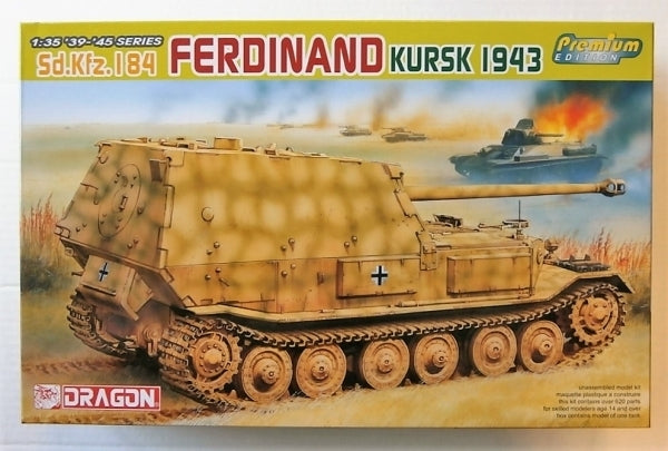 Dragon 1/35 Sd.Kfz. 184 Ferdinand Kursk 1943 Plastic Model Kit