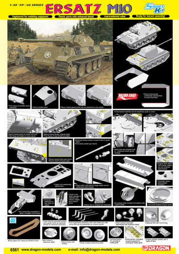 Dragon 1/35 Panther G/M10 "Ersatz" Plastic Model Kit