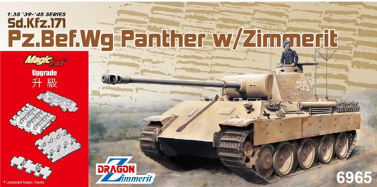 Dragon 1/35 Befehls-Panther Zimmerit Plastic Model Kit