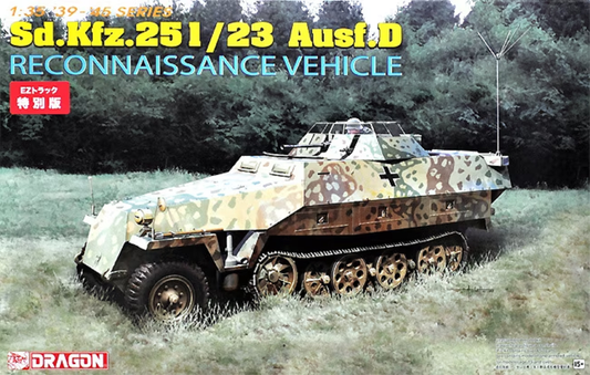 Dragon 1/35 Sd.Kfz.251/23 Ausf.D Reconnaissance Vehicle Plastic Model Kit