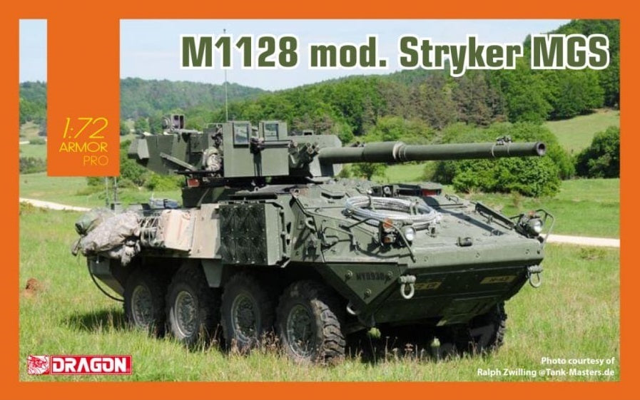 Dragon 1/72 M1128 Mod. Stryker MGS Plastic Model Kit