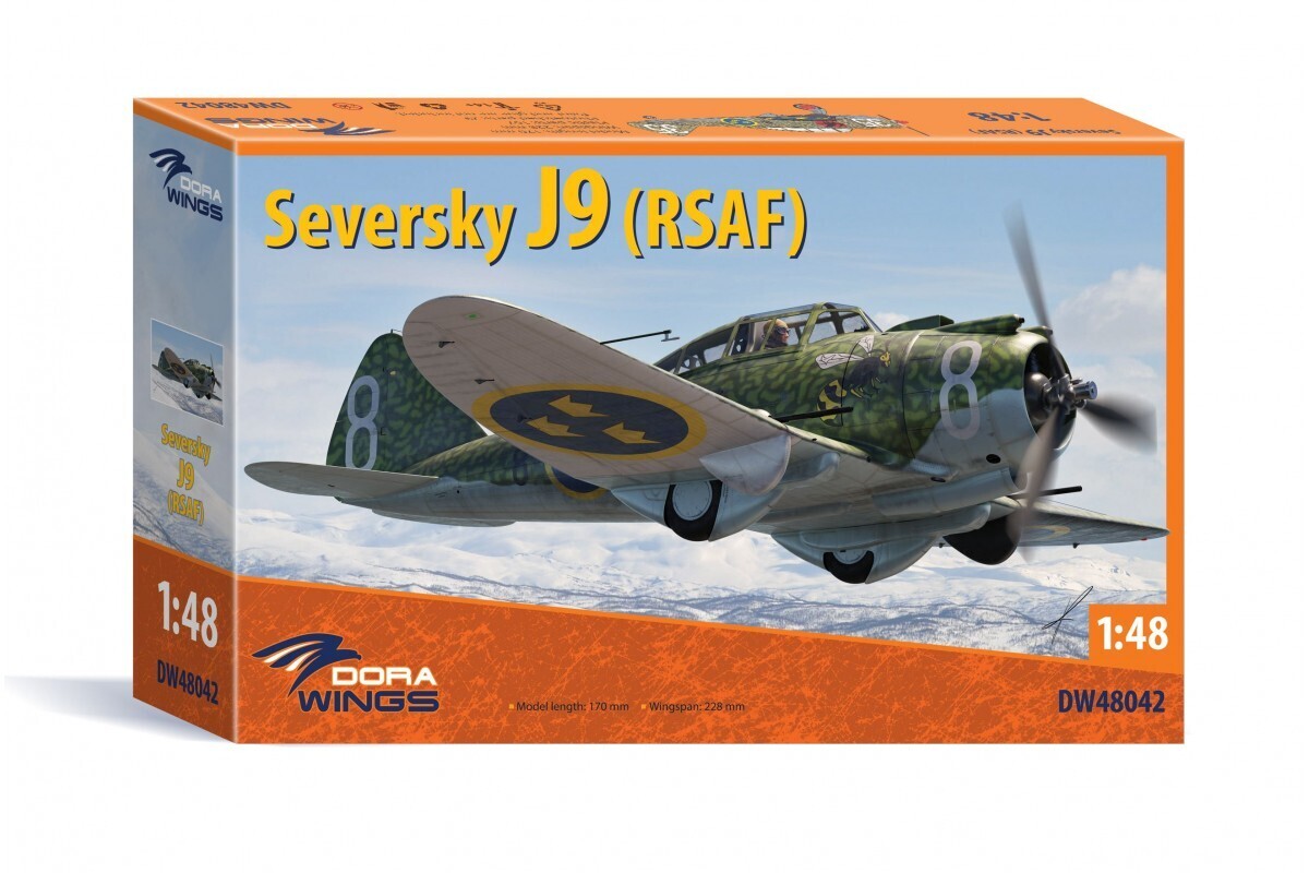 Dora Wings 1/48 Seversky J9 (RSAF) Plastic Model Kit