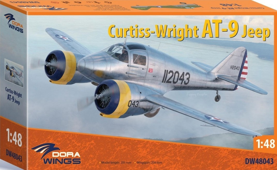 Dora Wings 1/48 Curtiss-Wright AT-9 Jeep Plastic Model Kit