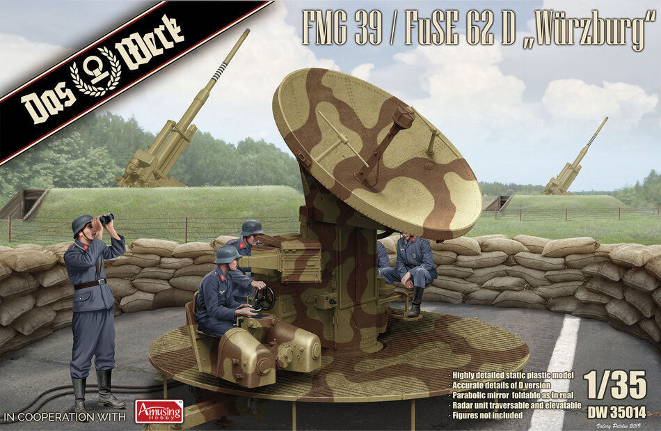 Das Werk 1/35 FMG 39 / FuSe 62 D "Würzburg"  Plastic Model Kit