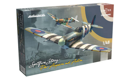 Eduard 1/48 SPITFIRE STORY: Per Aspera ad Astra DUAL COMBO Plastic Model Kit