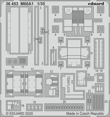 Eduard 1/35 M60A1 Photo etched parts