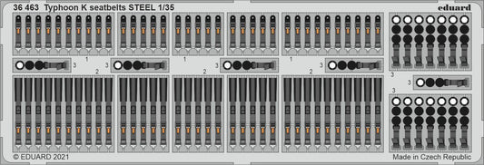 Eduard 1/35 Typhoon K seatbelts STEEL Photo etched parts