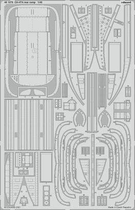 Eduard 1/48 CH-47A rear ramp (Hobbyboss)