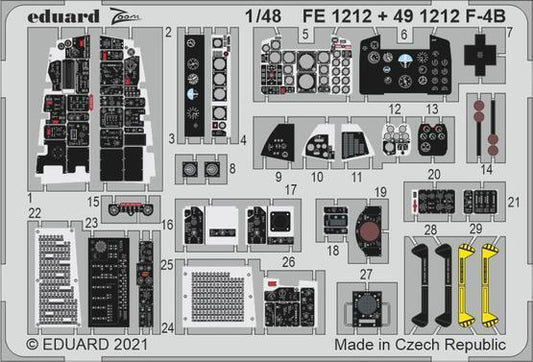 Eduard 1/48 F-4B Photo etched parts