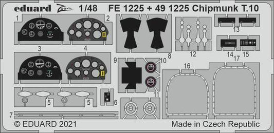 Eduard 1/48 Chipmunk T.10 Photo etched parts