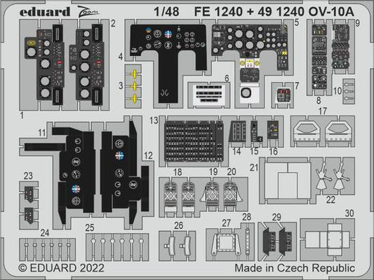 Eduard 1/48 OV-10A Photo etched set for ICM