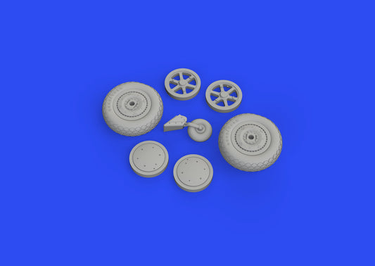 Eduard 1/48 SBD-5 wheels Brassin for Revell