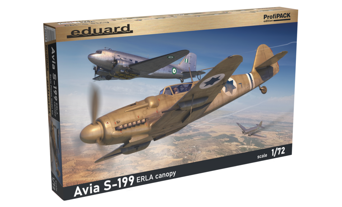 Eduard 1/72 Avia S-199 Erla canopy Plastic Model Kit ProfiPACK